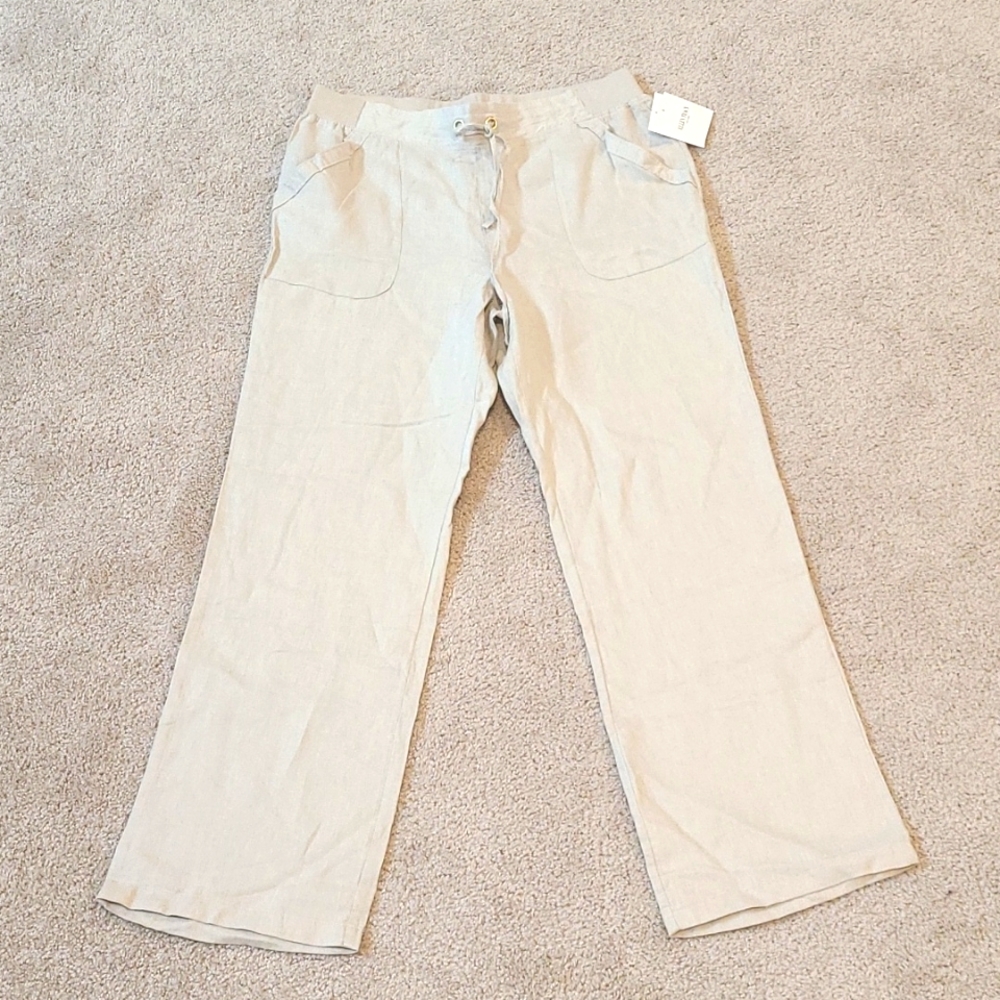 Linen Pants NWT Ellen Tracy